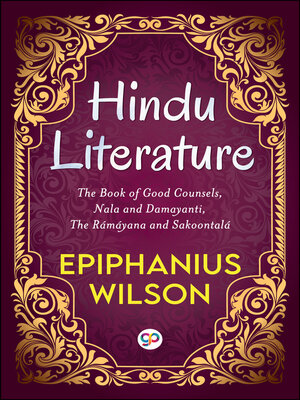 cover image of Hindu Literature